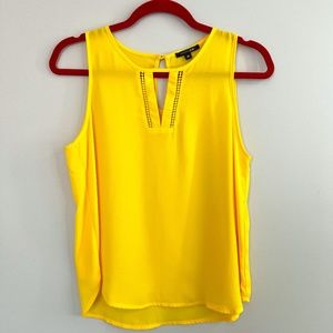 Papermoon Tay Keyhole Neckline Blouse SP Yellow